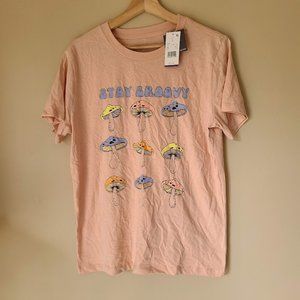 Grayson Threads Stay Groovy Womens T Shirt , Size L, cotton